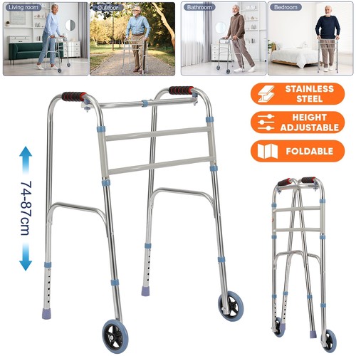Folding walking frame - folding,