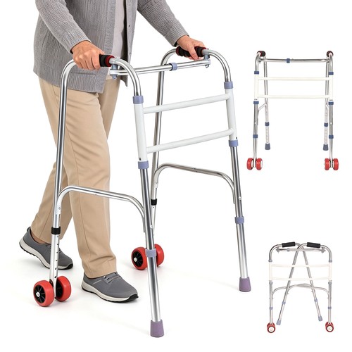 Folding walking frame - folding,