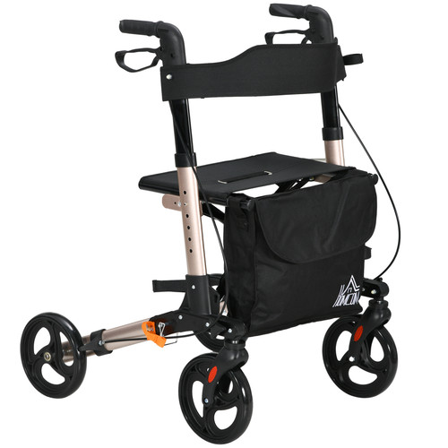 Wheel rollator walker with - 4,