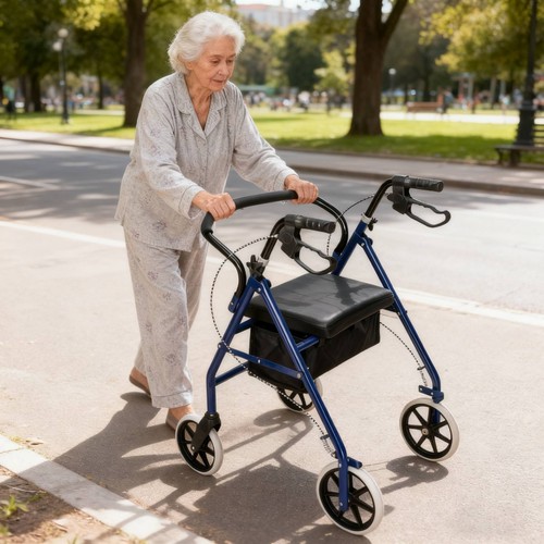 Folding rollator walker - rollator,
