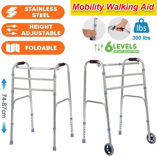 Folding walking frame walker - walking,