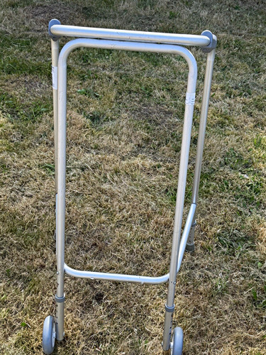 Silver wheel wheeled walking - wheeled,