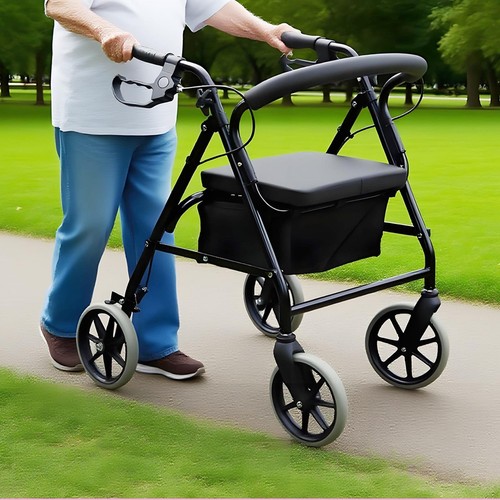 Lightweight folding rollator - lightweight,