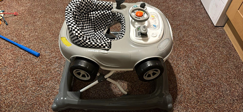 Grey vehicle baby walker with - baby,