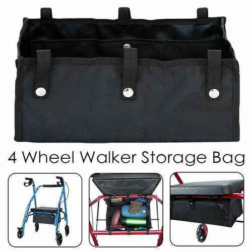 Wheel rollator black basket - wheel,