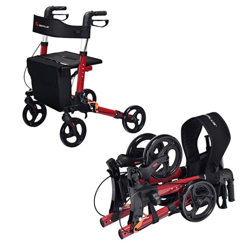Folding rollator walker - rollator,