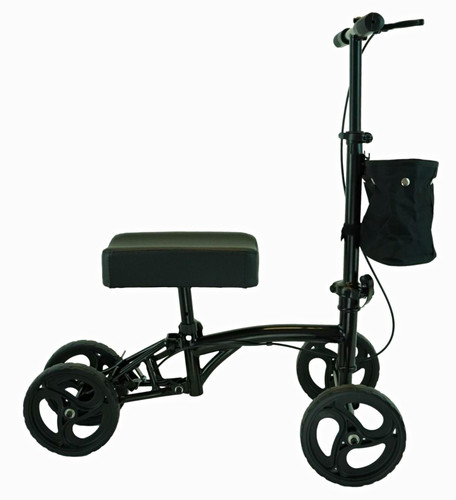 Black wheel knee walker - 4-wheel,