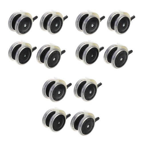 12pcs black walker replacement - black,