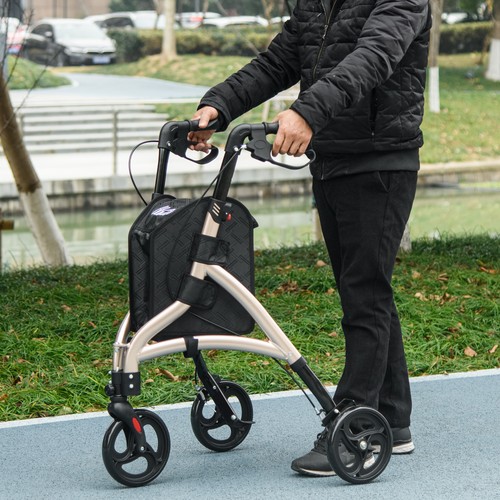 Folding wheel rollator - folding,