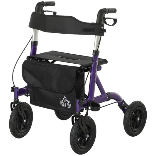 Homcom rollator walker with - homcom,