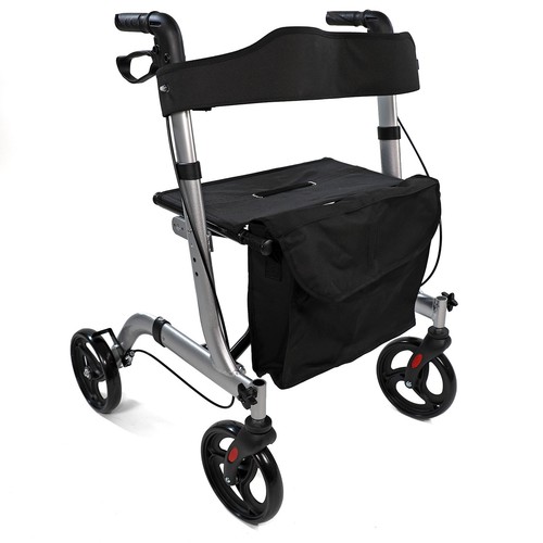 Lightweight foldable rollator - foldable,