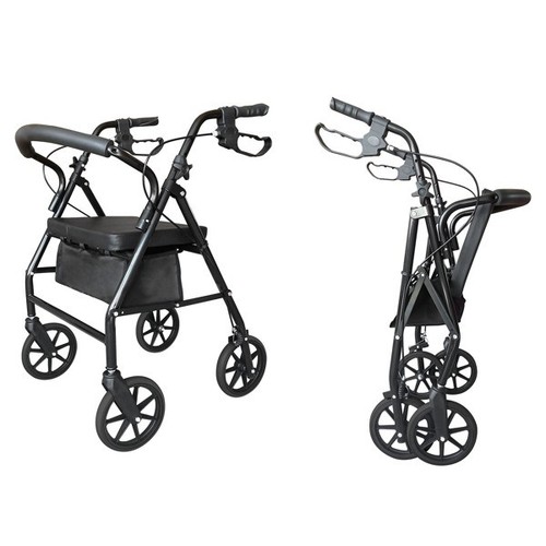 Steel walking frame with - steel,