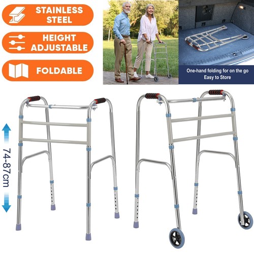 Folding walking frame - folding,
