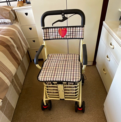 Wheel metal rollator - 4-wheel, walker