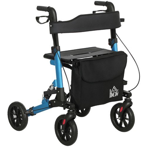 Homcom folding rollator - folding, walker